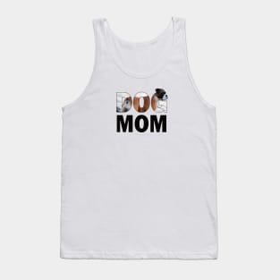 DOG MOM - boxer dog oil painting word art Tank Top